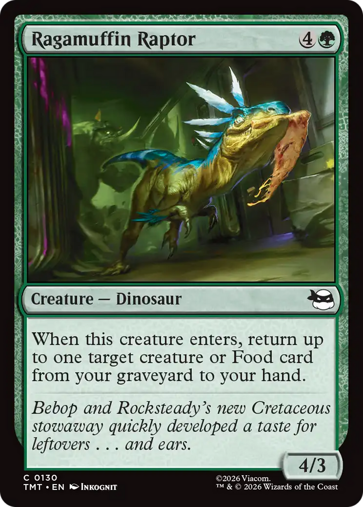 Ragamuffin Raptor [Teenage Mutant Ninja Turtles] MTG Single Magic: The Gathering | Red Claw Gaming
