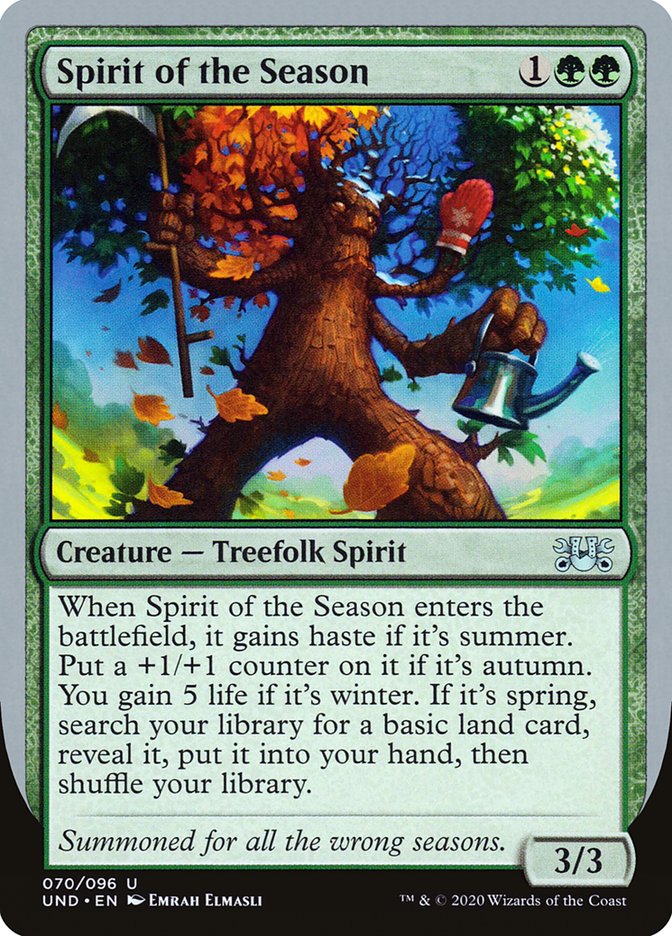 Spirit of the Season [Unsanctioned] MTG Single Magic: The Gathering | Red Claw Gaming