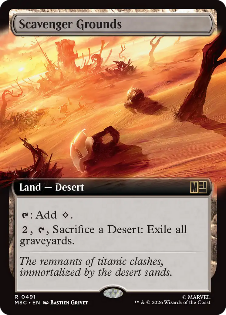 Scavenger Grounds (Extended Art) [Marvel Super Heroes Commander] | Red Claw Gaming
