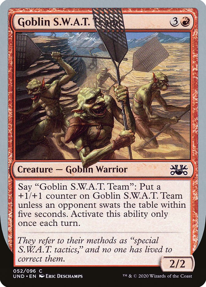 Goblin S.W.A.T. Team [Unsanctioned] MTG Single Magic: The Gathering | Red Claw Gaming