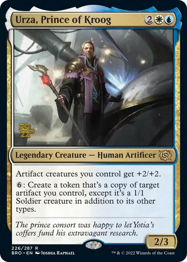 Urza, Prince of Kroog [The Brothers' War Prerelease Promos] MTG Single Magic: The Gathering | Red Claw Gaming