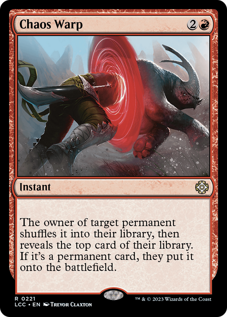 Chaos Warp [The Lost Caverns of Ixalan Commander] MTG Single Magic: The Gathering | Red Claw Gaming