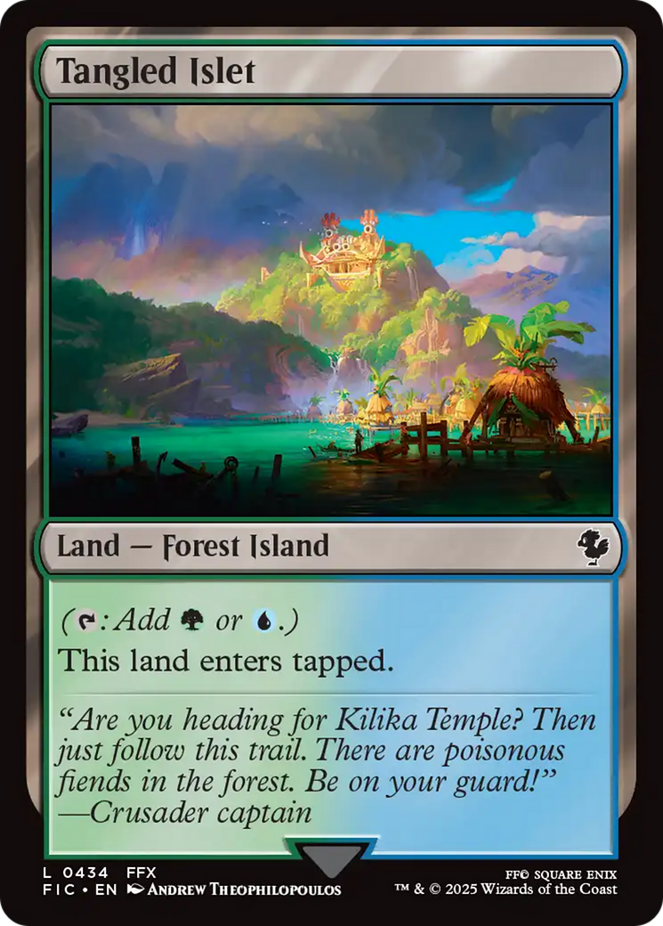 Tangled Islet [FINAL FANTASY Commander] MTG Single Magic: The Gathering | Red Claw Gaming
