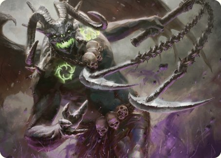 Archfiend of Despair Art Card [Commander Masters Art Series] MTG Single Magic: The Gathering | Red Claw Gaming