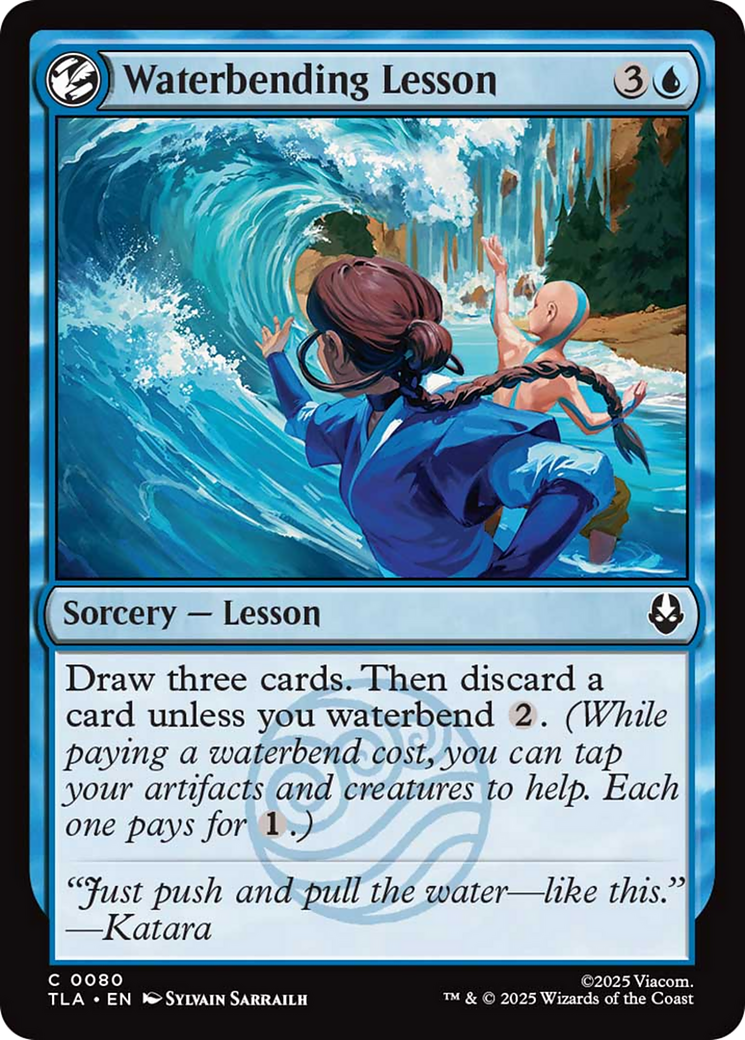Waterbending Lesson [Avatar: The Last Airbender] MTG Single Magic: The Gathering | Red Claw Gaming