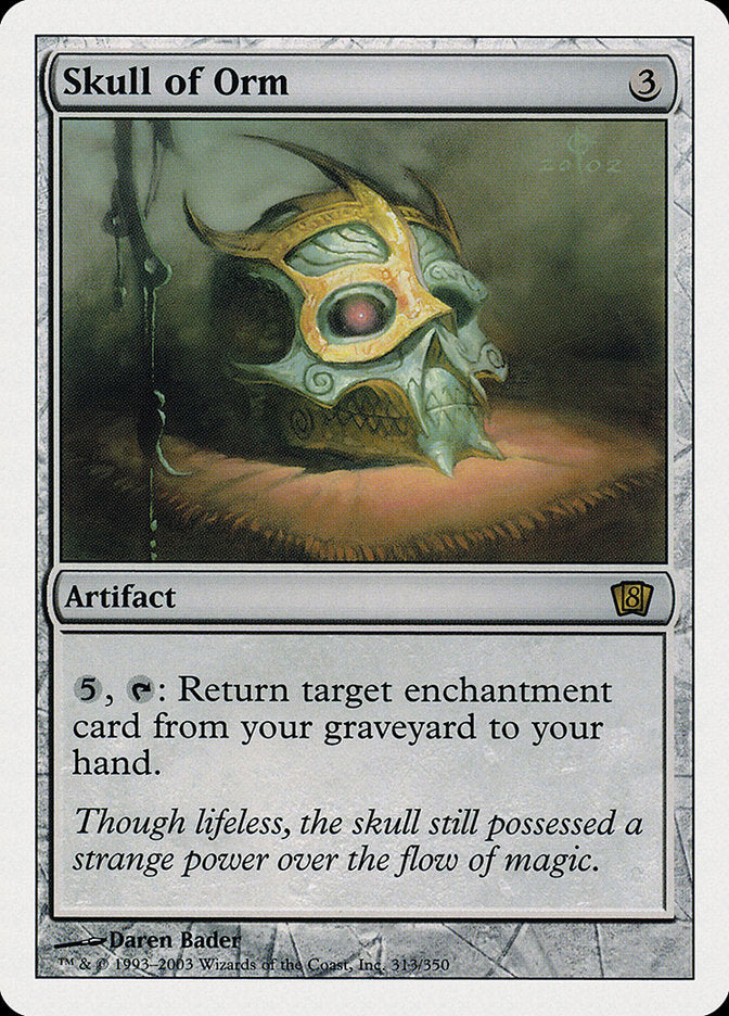 Skull of Orm [Eighth Edition] MTG Single Magic: The Gathering | Red Claw Gaming