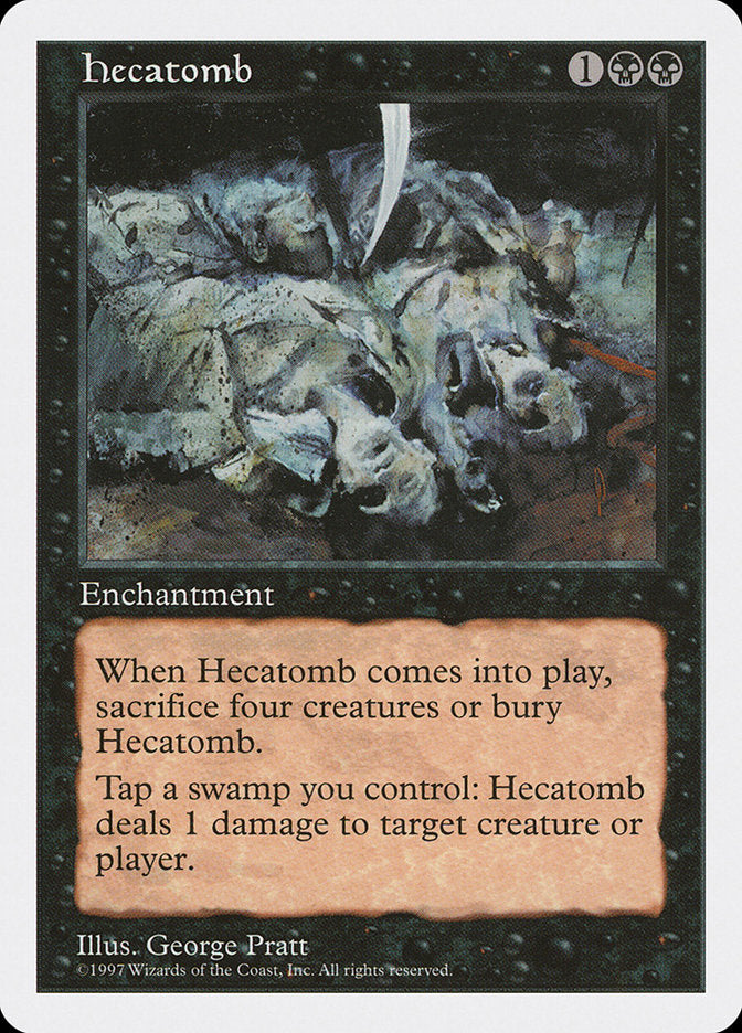 Hecatomb [Fifth Edition] MTG Single Magic: The Gathering | Red Claw Gaming