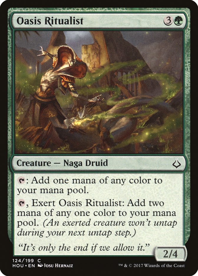 Oasis Ritualist [Hour of Devastation] MTG Single Magic: The Gathering | Red Claw Gaming
