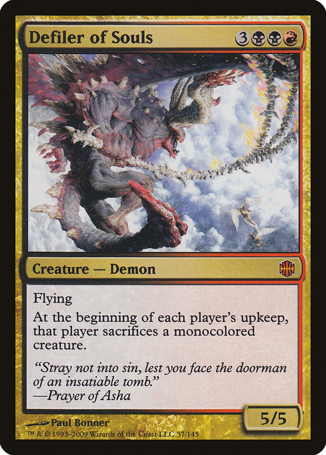 Defiler of Souls [Alara Reborn] MTG Single Magic: The Gathering | Red Claw Gaming