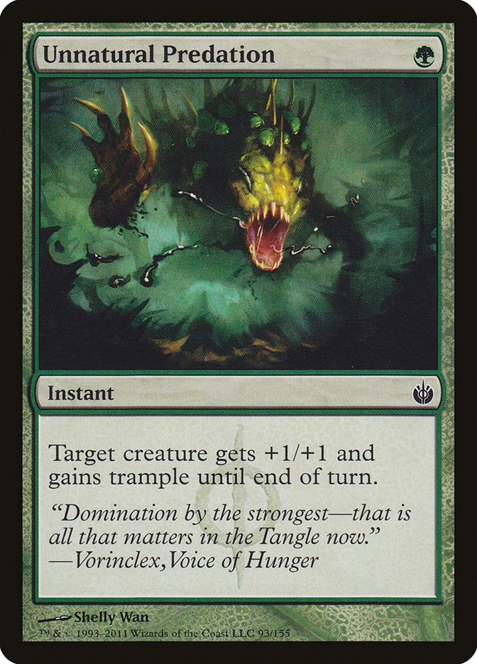 Unnatural Predation [Mirrodin Besieged] MTG Single Magic: The Gathering | Red Claw Gaming