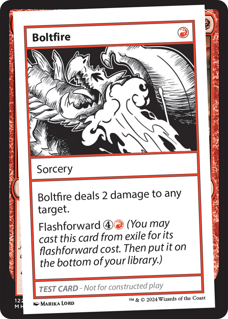 Boltfire [Mystery Booster 2 Playtest Cards] MTG Single Magic: The Gathering | Red Claw Gaming