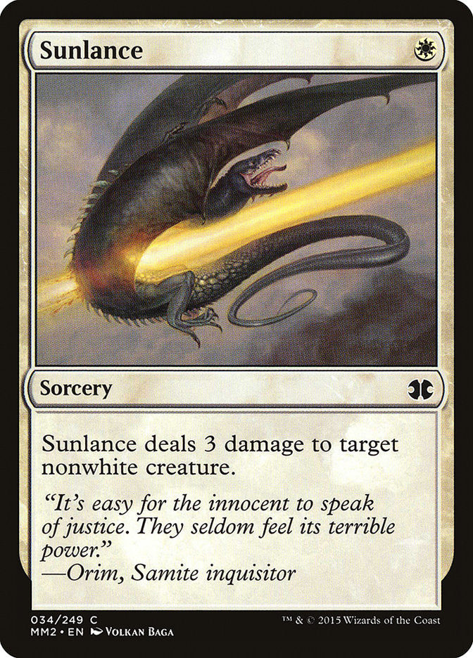 Sunlance [Modern Masters 2015] MTG Single Magic: The Gathering | Red Claw Gaming