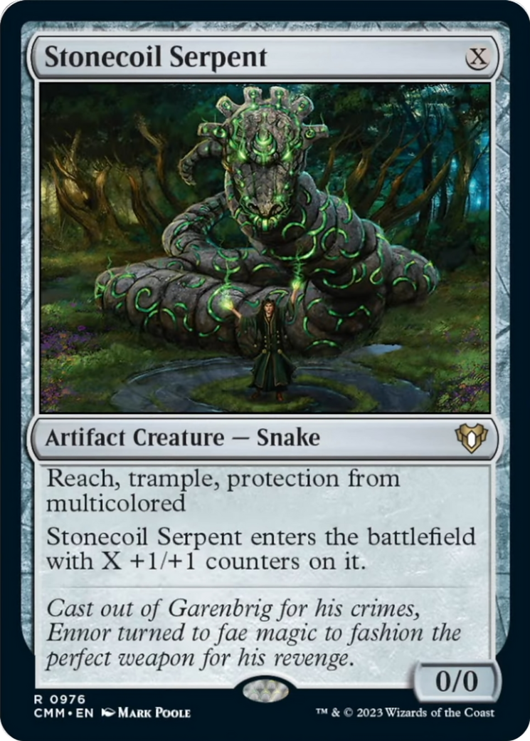 Stonecoil Serpent [Commander Masters] MTG Single Magic: The Gathering    | Red Claw Gaming