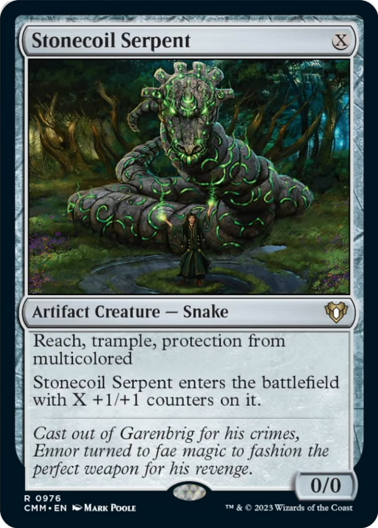 Stonecoil Serpent [Commander Masters] MTG Single Magic: The Gathering | Red Claw Gaming