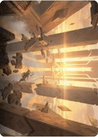 Skyclave Basilica Art Card [Zendikar Rising Art Series] MTG Single Magic: The Gathering | Red Claw Gaming