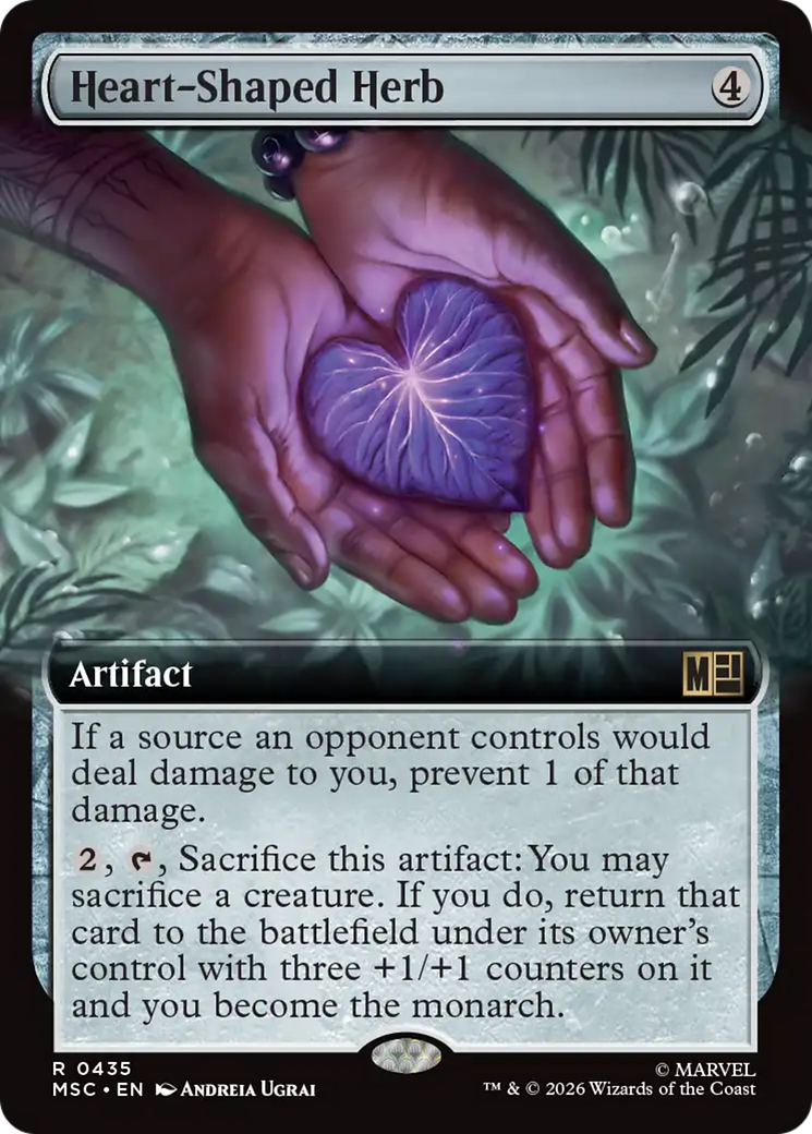 Heart-Shaped Herb (Extended Art) [Marvel Super Heroes Commander] | Red Claw Gaming