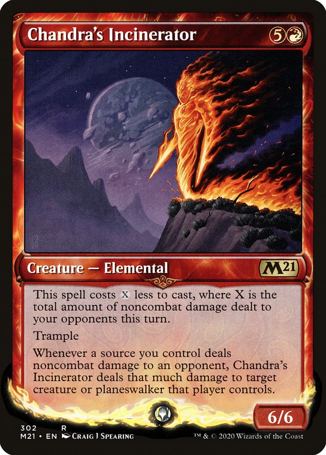 Chandra's Incinerator (Showcase) [Core Set 2021] MTG Single Magic: The Gathering | Red Claw Gaming