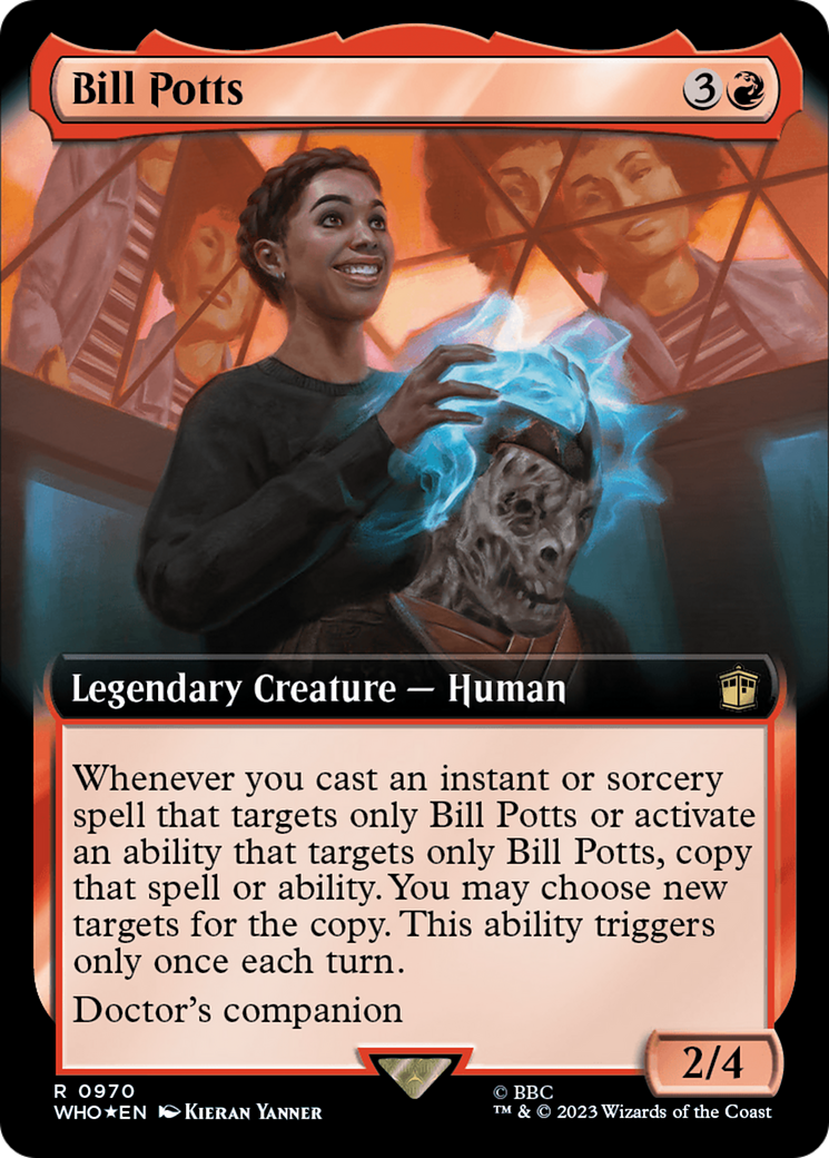 Bill Potts (Extended Art) (Surge Foil) [Doctor Who] MTG Single Magic: The Gathering | Red Claw Gaming