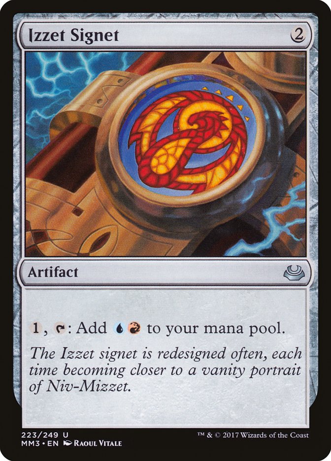 Izzet Signet [Modern Masters 2017] MTG Single Magic: The Gathering | Red Claw Gaming