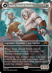 Ajani, Nacatl Pariah // Ajani, Nacatl Avenger (Borderless) [Modern Horizons 3] MTG Single Magic: The Gathering | Red Claw Gaming