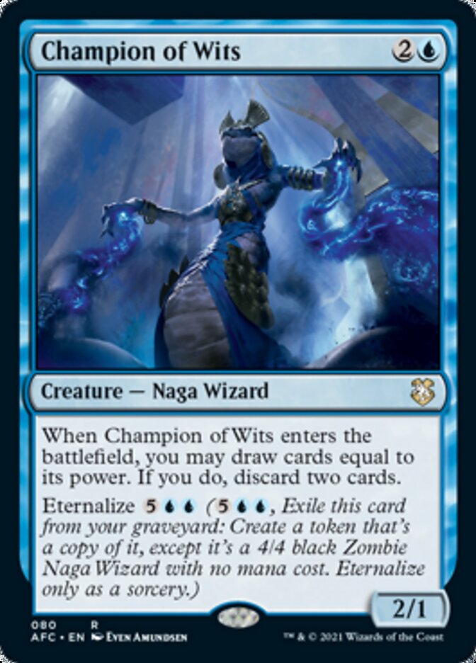 Champion of Wits [Dungeons & Dragons: Adventures in the Forgotten Realms Commander] MTG Single Magic: The Gathering | Red Claw Gaming