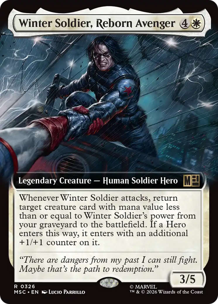 Winter Soldier, Reborn Avenger (Extended Art) [Marvel Super Heroes Commander] | Red Claw Gaming