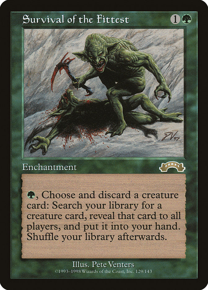 Survival of the Fittest [Exodus] MTG Single Magic: The Gathering | Red Claw Gaming