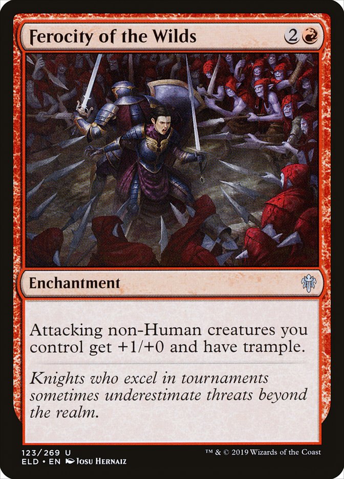 Ferocity of the Wilds [Throne of Eldraine] MTG Single Magic: The Gathering | Red Claw Gaming