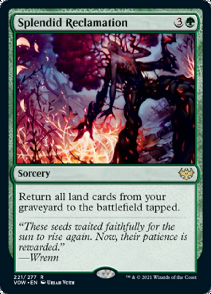 Splendid Reclamation [Innistrad: Crimson Vow] MTG Single Magic: The Gathering | Red Claw Gaming