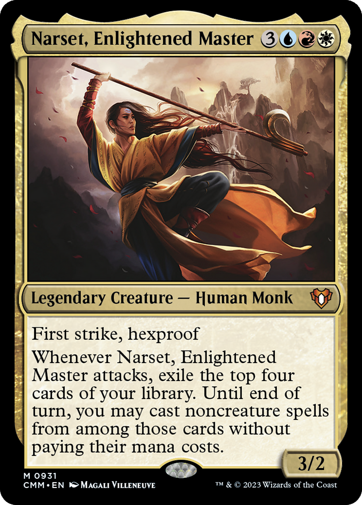 Narset, Enlightened Master [Commander Masters] MTG Single Magic: The Gathering | Red Claw Gaming