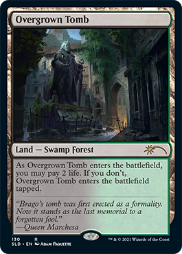 Overgrown Tomb [Secret Lair Drop Series] MTG Single Magic: The Gathering | Red Claw Gaming