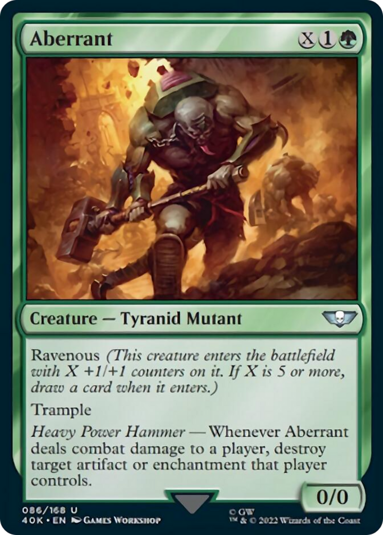 Aberrant (Surge Foil) [Warhammer 40,000] MTG Single Magic: The Gathering | Red Claw Gaming