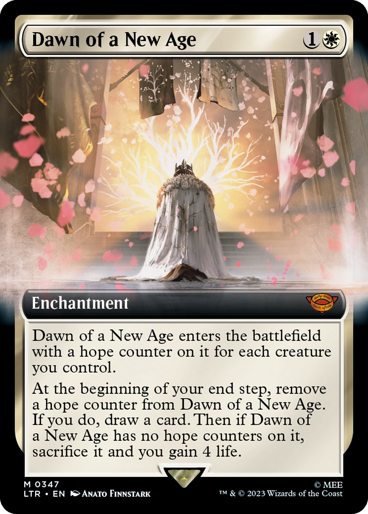 Dawn of a New Age (Extended Art) [The Lord of the Rings: Tales of Middle-Earth] MTG Single Magic: The Gathering | Red Claw Gaming