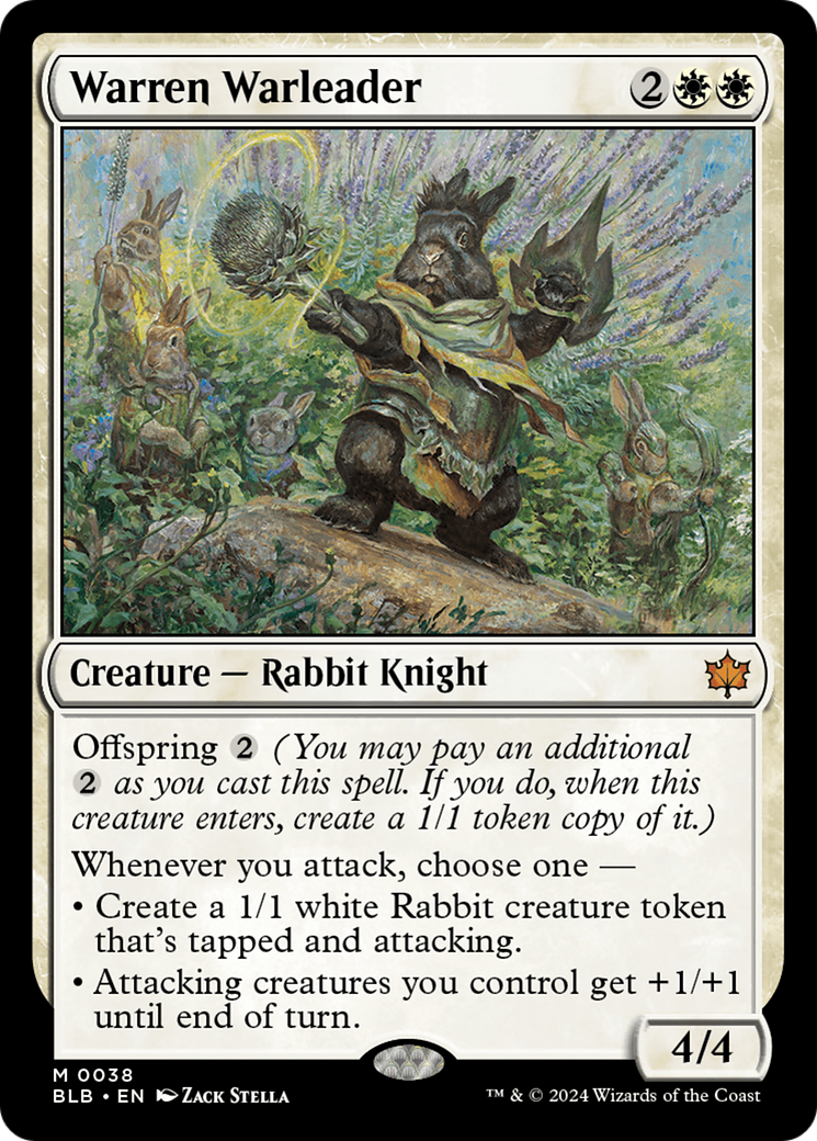 Warren Warleader [Bloomburrow] MTG Single Magic: The Gathering | Red Claw Gaming