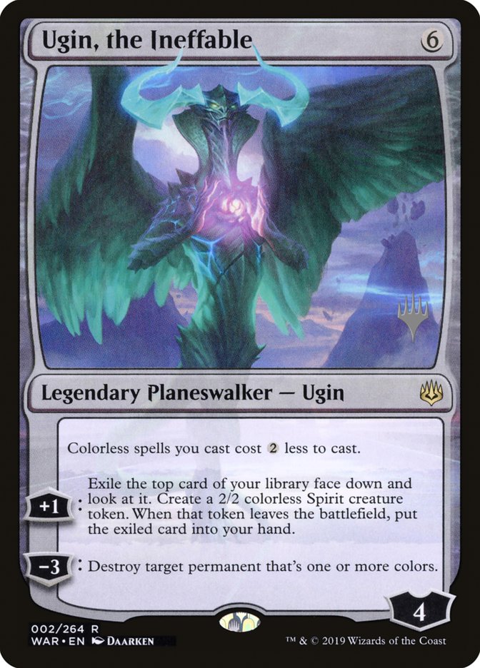 Ugin, the Ineffable (Promo Pack) [War of the Spark Promos] MTG Single Magic: The Gathering | Red Claw Gaming