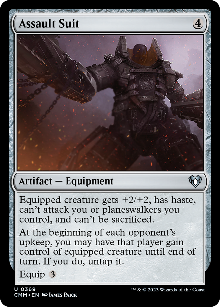 Assault Suit [Commander Masters] MTG Single Magic: The Gathering    | Red Claw Gaming