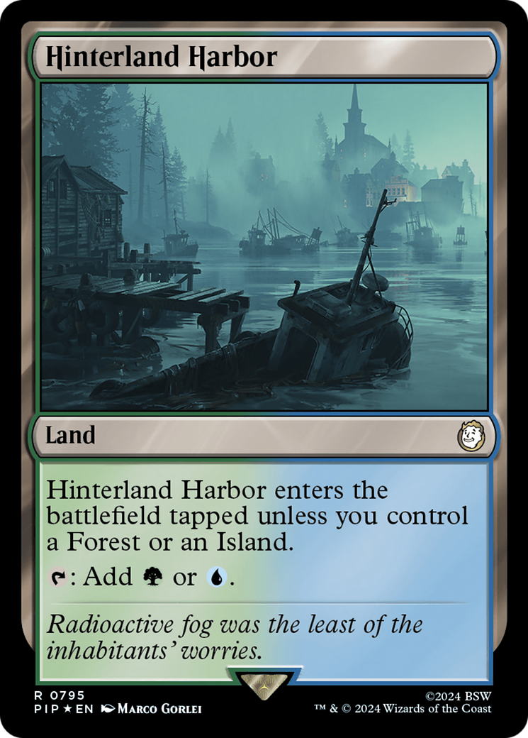 Hinterland Harbor (Surge Foil) [Fallout] MTG Single Magic: The Gathering | Red Claw Gaming