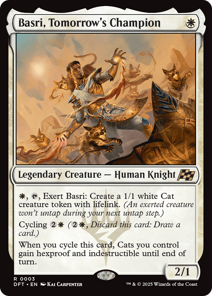 Basri, Tomorrow's Champion [Aetherdrift] MTG Single Magic: The Gathering | Red Claw Gaming