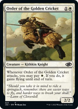 Order of the Golden Cricket [Jumpstart 2022] MTG Single Magic: The Gathering | Red Claw Gaming