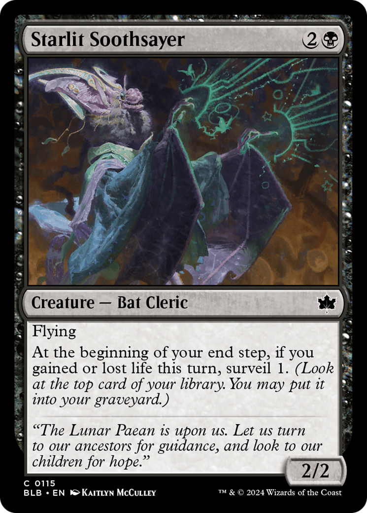 Starlit Soothsayer [Bloomburrow] MTG Single Magic: The Gathering | Red Claw Gaming