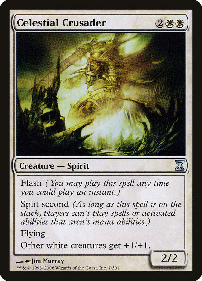 Celestial Crusader [Time Spiral] MTG Single Magic: The Gathering | Red Claw Gaming
