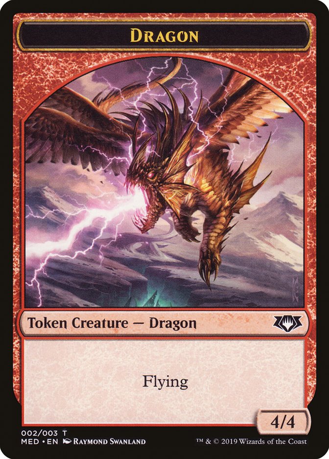 Dragon Token [Mythic Edition Tokens] – Red Claw Gaming