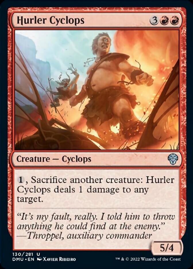 Hurler Cyclops [Dominaria United] MTG Single Magic: The Gathering | Red Claw Gaming