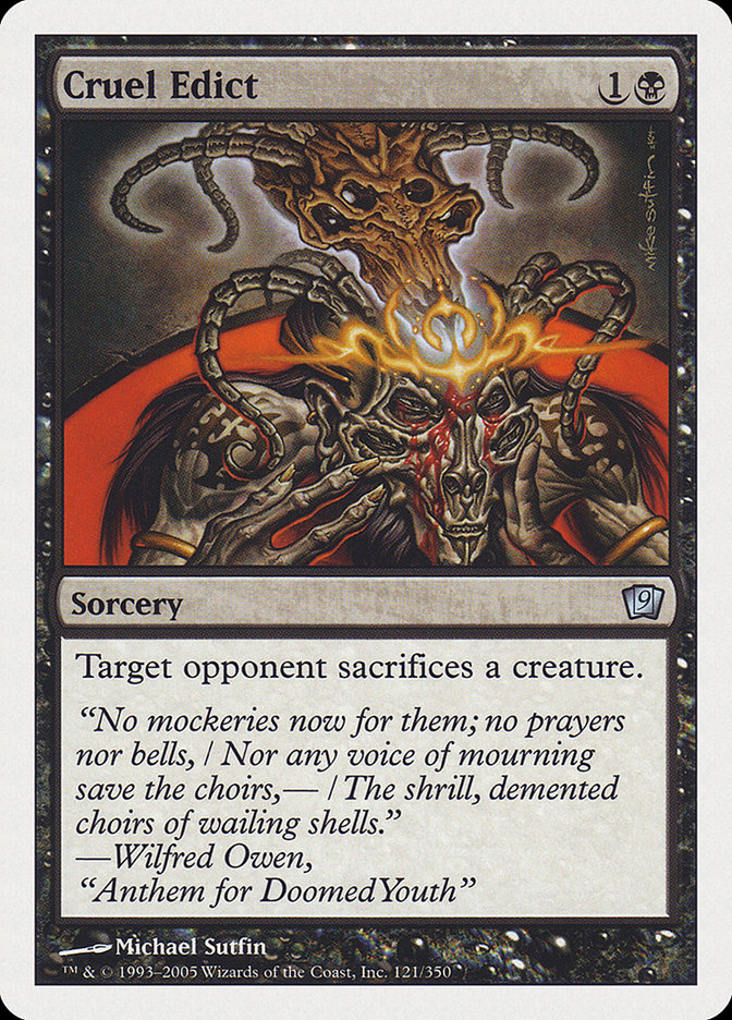 Cruel Edict [Ninth Edition] MTG Single Magic: The Gathering | Red Claw Gaming