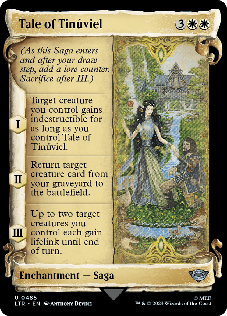 Tale of Tinuviel [The Lord of the Rings: Tales of Middle-Earth Showcase Scrolls] MTG Single Magic: The Gathering | Red Claw Gaming