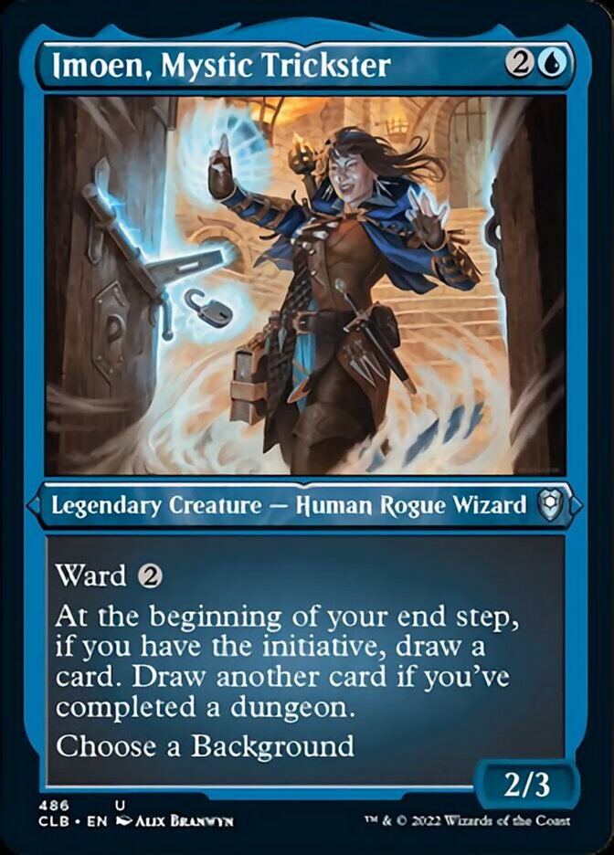 Imoen, Mystic Trickster (Foil Etched) [Commander Legends: Battle for Baldur's Gate] MTG Single Magic: The Gathering | Red Claw Gaming
