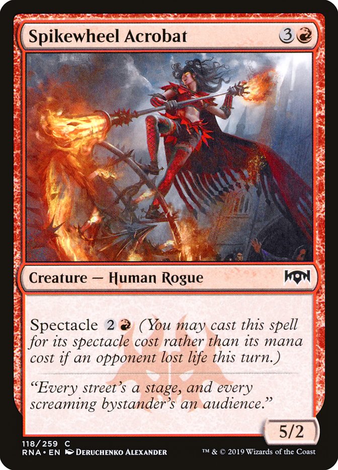 Spikewheel Acrobat [Ravnica Allegiance] MTG Single Magic: The Gathering | Red Claw Gaming