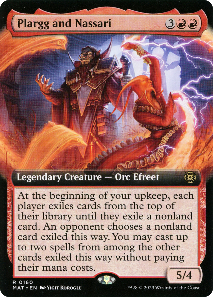Plargg and Nassari (Extended Art) [March of the Machine: The Aftermath] MTG Single Magic: The Gathering | Red Claw Gaming