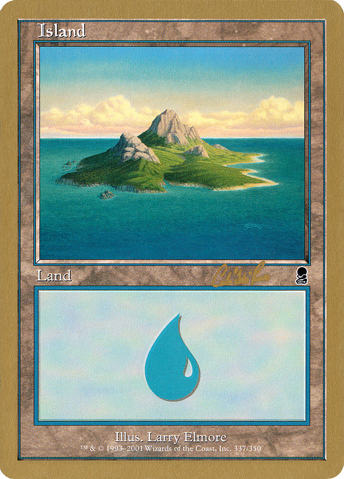 Island (cr337a) (Carlos Romao) [World Championship Decks 2002] MTG Single Magic: The Gathering | Red Claw Gaming