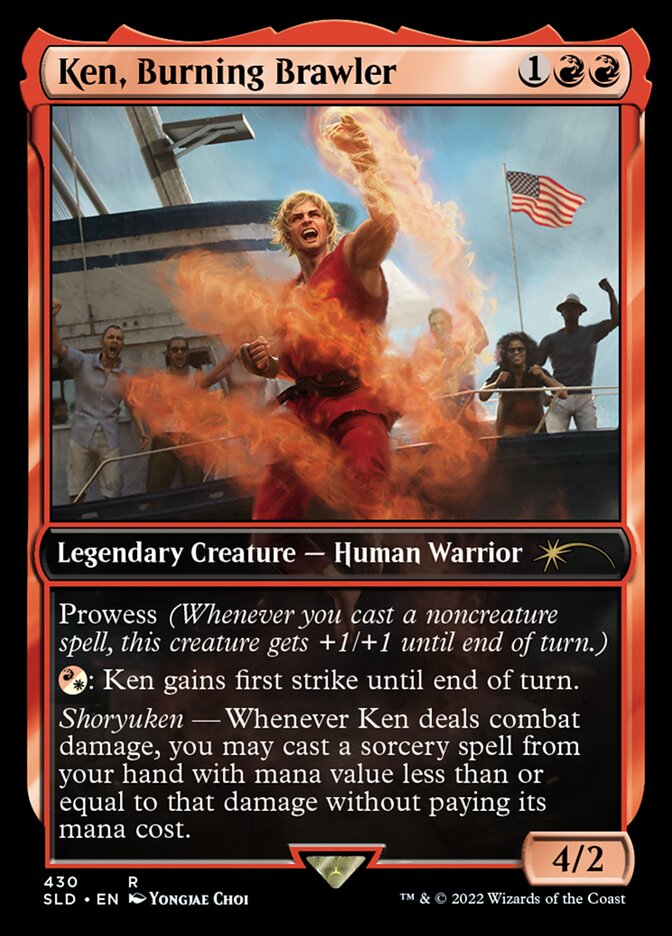 Ken, Burning Brawler [Secret Lair Drop Series] MTG Single Magic: The Gathering | Red Claw Gaming